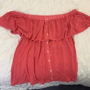 American eagle off-shoulder top